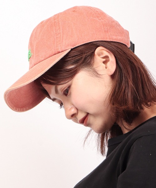 MEI（メイ）の「MEI ピグメントローキャップ（キャップ・メンズ・ブラック/ベージュ/イエロー/オレンジ/グリーン・FREE）」の19枚目の写真