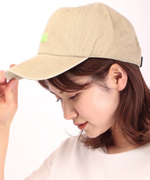 MEI（メイ）の「MEI ピグメントローキャップ（キャップ・メンズ・ブラック/ベージュ/イエロー/オレンジ/グリーン・FREE）」の9枚目の写真