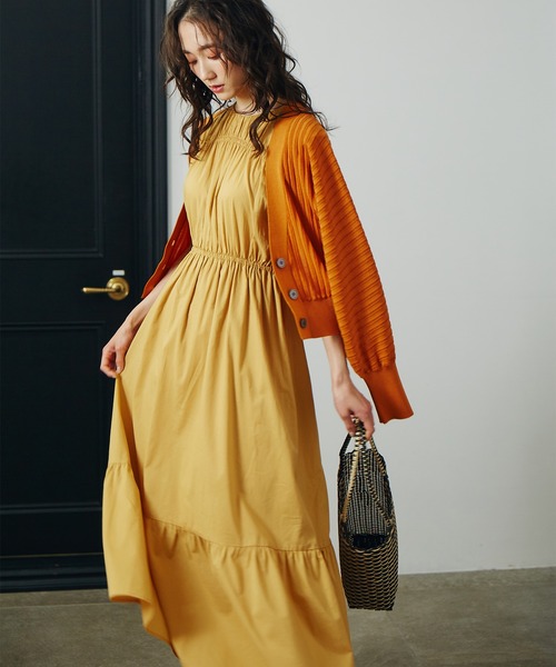 N.（N. Natural Beauty Basic）（エヌエヌナチュラルビューティーベーシック）の「◆透かし編みカーディガン（カーディガン/ボレロ・レディース・オフホワイト/ブルー/オレンジ・MEDIUM）」の17枚目の写真