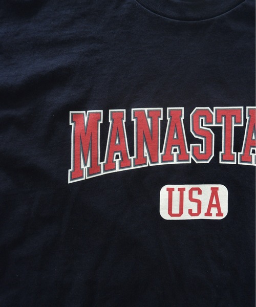 MANASTASH（マナスタッシュ）の「MANASTASH/マナスタッシュ　USA LOGO SS TEE ユーエスエーロゴショートスリーブティー（Tシャツ/カットソー・レディース・ホワイト/ブラック/ネイビー・SMALL/MEDIUM/LARGE/X-LARGE）」の4枚目の写真