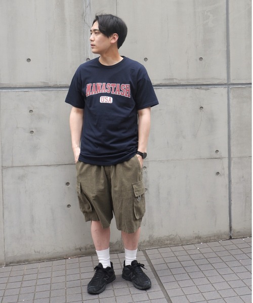 MANASTASH（マナスタッシュ）の「MANASTASH/マナスタッシュ　USA LOGO SS TEE ユーエスエーロゴショートスリーブティー（Tシャツ/カットソー・レディース・ホワイト/ブラック/ネイビー・SMALL/MEDIUM/LARGE/X-LARGE）」の11枚目の写真
