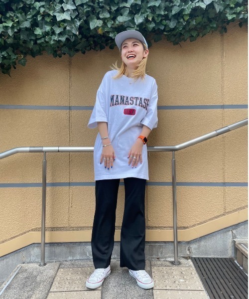 MANASTASH（マナスタッシュ）の「MANASTASH/マナスタッシュ　USA LOGO SS TEE ユーエスエーロゴショートスリーブティー（Tシャツ/カットソー・レディース・ホワイト/ブラック/ネイビー・SMALL/MEDIUM/LARGE/X-LARGE）」の14枚目の写真