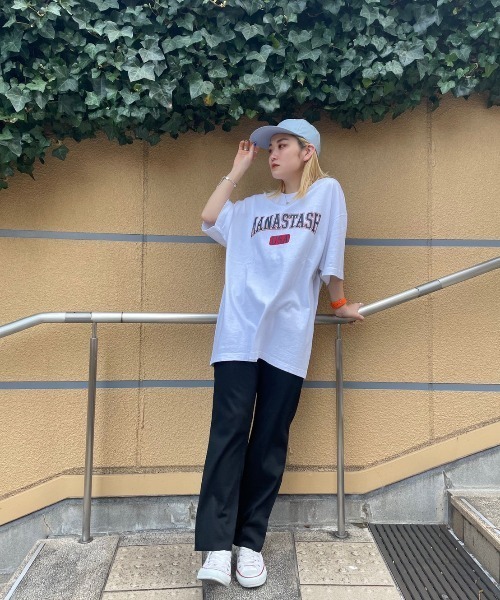 MANASTASH（マナスタッシュ）の「MANASTASH/マナスタッシュ　USA LOGO SS TEE ユーエスエーロゴショートスリーブティー（Tシャツ/カットソー・レディース・ホワイト/ブラック/ネイビー・SMALL/MEDIUM/LARGE/X-LARGE）」の15枚目の写真