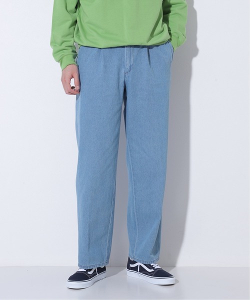 Oriens JOURNAL STANDARD(オリエンス ジャーナルスタンダード)の「タックワイドデニム(デニムパンツ・メンズ・ブラック/ネイビー・LARGE/MEDIUM)」の1枚目の写真