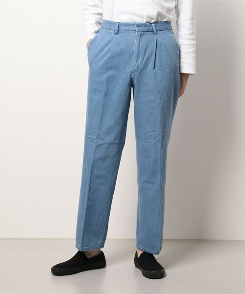 Oriens JOURNAL STANDARD(オリエンス ジャーナルスタンダード)の「タックワイドデニム(デニムパンツ・メンズ・ブラック/ネイビー・LARGE/MEDIUM)」の16枚目の写真