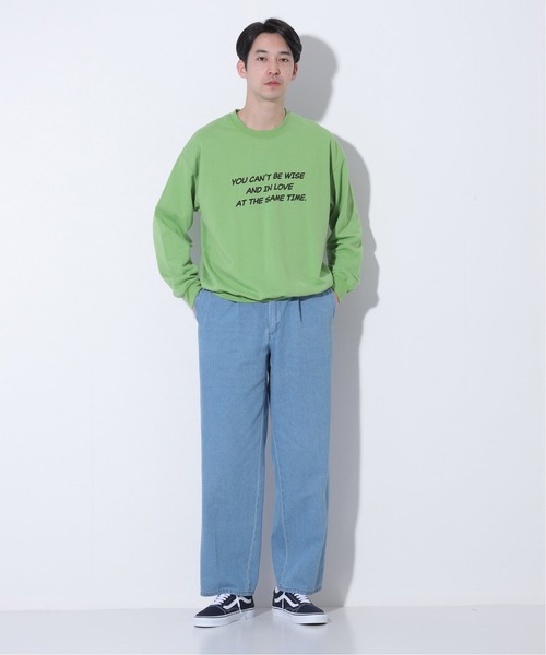 Oriens JOURNAL STANDARD(オリエンス ジャーナルスタンダード)の「タックワイドデニム(デニムパンツ・メンズ・ブラック/ネイビー・LARGE/MEDIUM)」の17枚目の写真