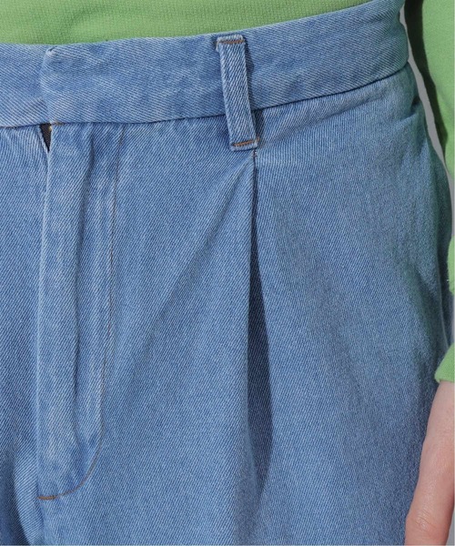 Oriens JOURNAL STANDARD(オリエンス ジャーナルスタンダード)の「タックワイドデニム(デニムパンツ・メンズ・ブラック/ネイビー・LARGE/MEDIUM)」の5枚目の写真