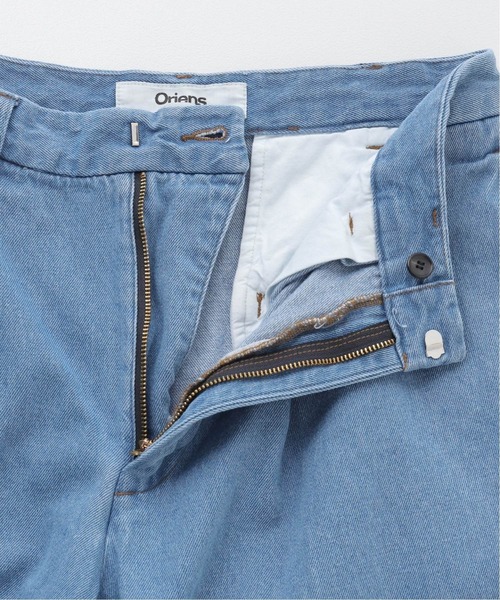 Oriens JOURNAL STANDARD(オリエンス ジャーナルスタンダード)の「タックワイドデニム(デニムパンツ・メンズ・ブラック/ネイビー・LARGE/MEDIUM)」の7枚目の写真