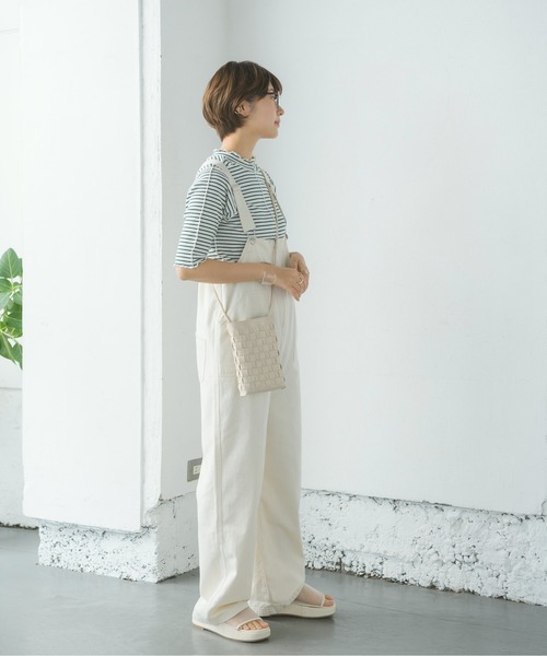 RETRO GIRL（レトロガール）の「ZIPサロペット（サロペット/オーバーオール・レディース・ブラック/ケミカルウォッシュ/アイボリー・FREE）」の7枚目の写真