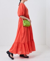 FREAK'S STORE | インドバックオープンパフスリーブマキシワンピース(ワンピース)