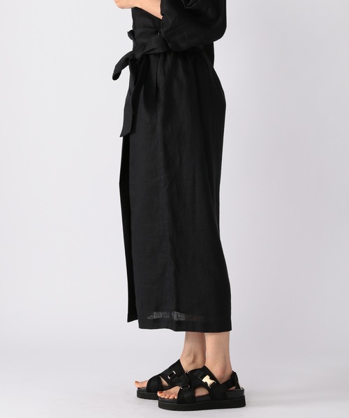 BARNYARDSTORM（バンヤードストーム）の「BARNYARDSTORM / 【WEB限定サイズXS】ラップ風リネンスカート（スカート・レディース・ブラック/ベージュ/カーキ・1/0/00）」の15枚目の写真