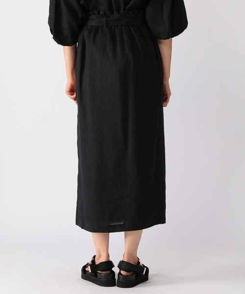 BARNYARDSTORM（バンヤードストーム）の「BARNYARDSTORM / 【WEB限定サイズXS】ラップ風リネンスカート（スカート・レディース・ブラック/ベージュ/カーキ・1/0/00）」の22枚目の写真