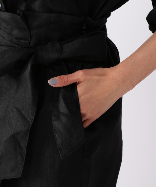 BARNYARDSTORM（バンヤードストーム）の「BARNYARDSTORM / 【WEB限定サイズXS】ラップ風リネンスカート（スカート・レディース・ブラック/ベージュ/カーキ・1/0/00）」の19枚目の写真