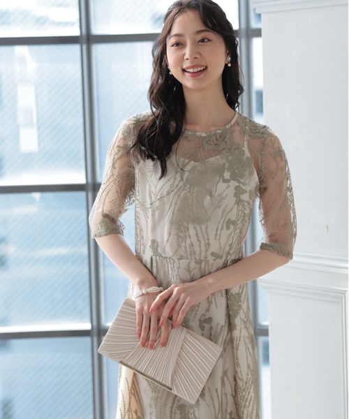 PREFERIR（プレフェリール）の「3wayプリーツサテン 結婚式 パーティー クラッチバッグ（クラッチバッグ・レディース・ブラック/ベージュ/シルバー・FREE）」の7枚目の写真