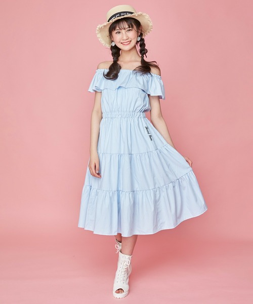 JENNI love（ジェニィラブ）の「ロゴリボンストローハット（ハット・キッズ・ブラック/ピンク・54cm/56cm）」の9枚目の写真