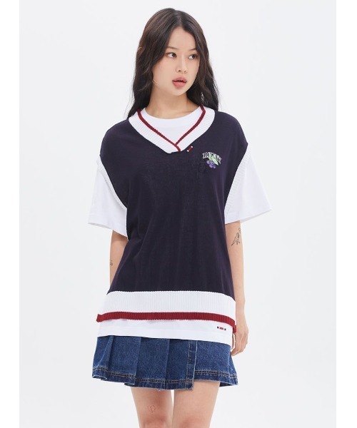 ROMANTIC CROWN(ロマンティック クラウン)★ FRUIT KNIT VEST ROMANTIC CROWN(ロマンティック クラウン) FRUIT KNIT