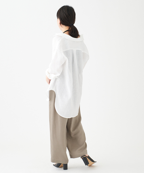 journal standard L'essage（ジャーナルスタンダードレサージュ）の「フレンチリネシャンイージーパンツ（その他パンツ・レディース・ブラック/ベージュ/ピンク・38/36）」の19枚目の写真