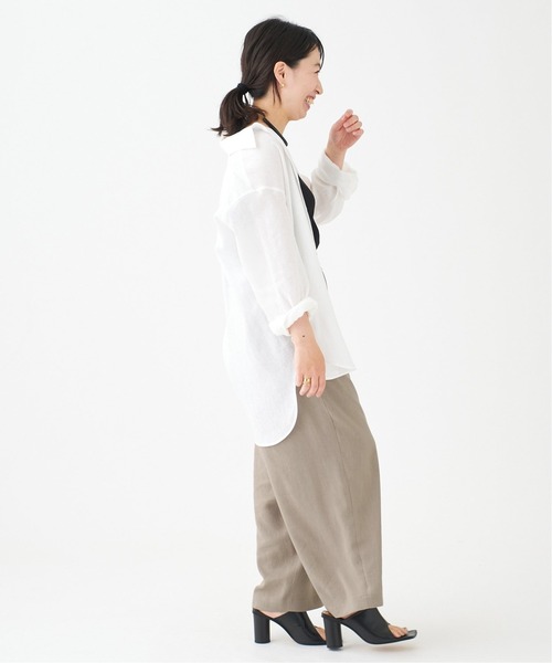 ジャーナルスタンダードレサージュ サスペンダーパンツベージュ 38