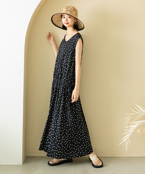 spick&span ワンピース Spick＆Span ワンピース 「追加」シアーヨーク切替ワンピース