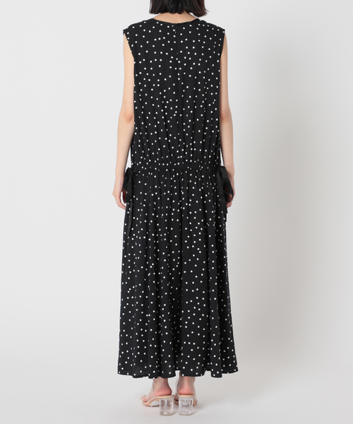 Spick and Span ブラック ノースリーブワンピース Spick＆Span 「Spick & Span」 ノースリーブワンピース 36