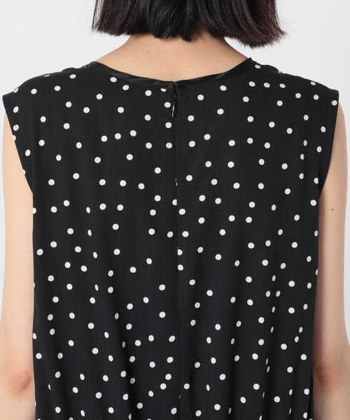 U by SPICK&SPAN(ユーバイスピックアンドスパン)の「ドットノースリワンピース(ワンピース・レディース・ブラック・FREE)」の13枚目の写真