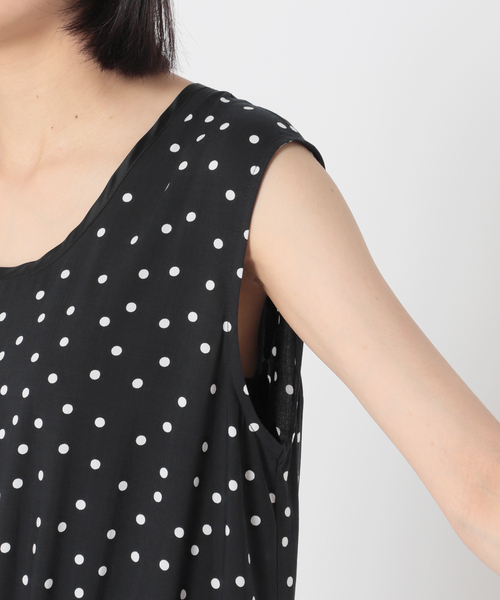 U by SPICK&SPAN(ユーバイスピックアンドスパン)の「ドットノースリワンピース(ワンピース・レディース・ブラック・FREE)」の14枚目の写真