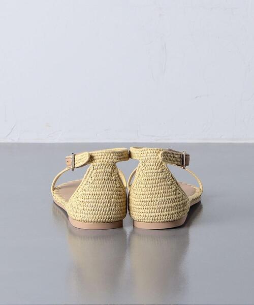 UNITED ARROWS(ユナイテッドアローズ)の「NATURAL アンクルストラップ サンダル(サンダル・レディース・ブラック/ベージュ・38/35/36/37)」の6枚目の写真