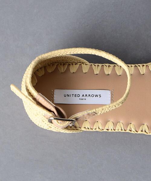 UNITED ARROWS(ユナイテッドアローズ)の「NATURAL アンクルストラップ サンダル(サンダル・レディース・ブラック/ベージュ・38/35/36/37)」の9枚目の写真