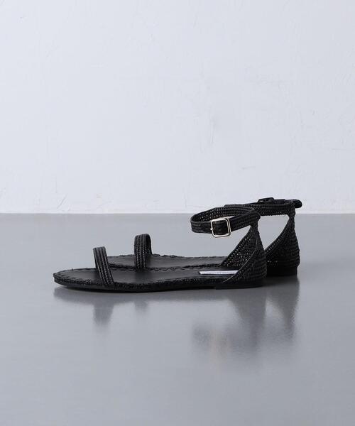 UNITED ARROWS(ユナイテッドアローズ)の「NATURAL アンクルストラップ サンダル(サンダル・レディース・ブラック/ベージュ・38/35/36/37)」の14枚目の写真