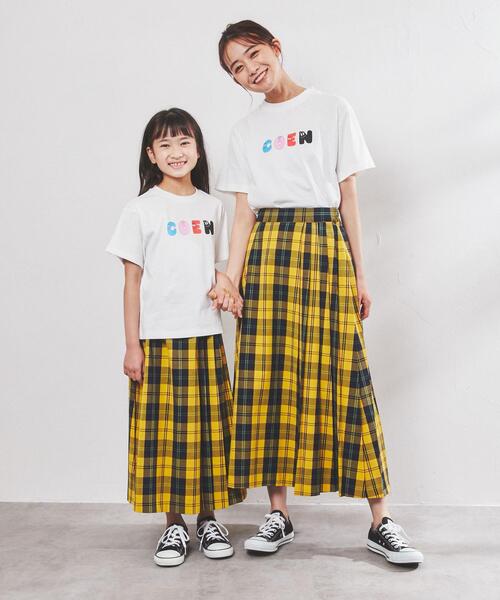 【美品】サンドロ プリーツ 巻きスカート ネイビー グリーン S チェック プリーツスカート（60cm丈） 12271 ネイビー （5