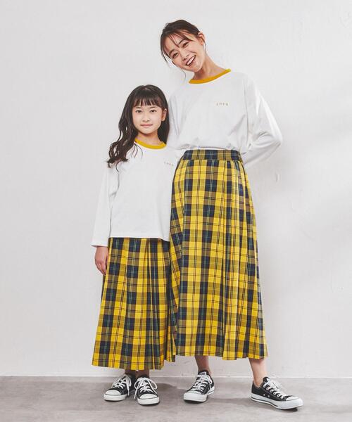 coen(コーエン)の「チェックプリーツスカート#(スカート・レディース・ダークグリーン/ピンク/ネイビー/イエロー・L/M)」の9枚目の写真