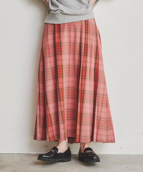 coen(コーエン)の「チェックプリーツスカート#(スカート・レディース・ダークグリーン/ピンク/ネイビー/イエロー・L/M)」の16枚目の写真