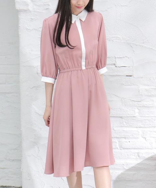 衿付きワンピース ワンピース Honeys ハニーズ のファッション通販 Zozotown