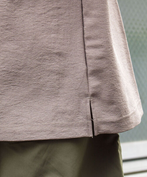 GLOSTER(グロスター)の「【GLOSTER/グロスター】EVALET プルオーバーTシャツ 吸水・吸汗・速乾性(Tシャツ/カットソー・メンズ・キャメル/グレイッシュベージュ/ダークネイビー・M/L)」の17枚目の写真