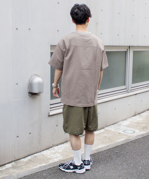 GLOSTER(グロスター)の「【GLOSTER/グロスター】EVALET プルオーバーTシャツ 吸水・吸汗・速乾性(Tシャツ/カットソー・メンズ・キャメル/グレイッシュベージュ/ダークネイビー・M/L)」の14枚目の写真