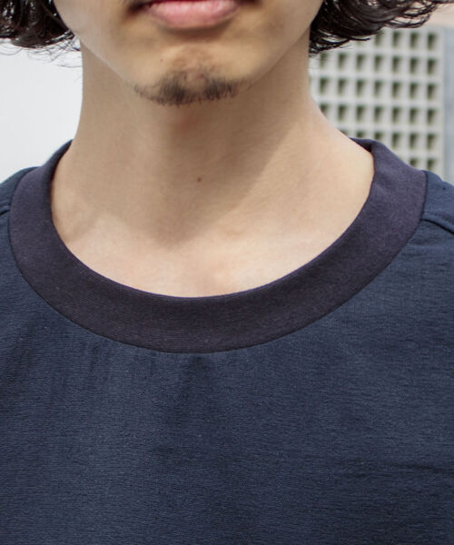GLOSTER(グロスター)の「【GLOSTER/グロスター】EVALET プルオーバーTシャツ 吸水・吸汗・速乾性(Tシャツ/カットソー・メンズ・キャメル/グレイッシュベージュ/ダークネイビー・M/L)」の12枚目の写真