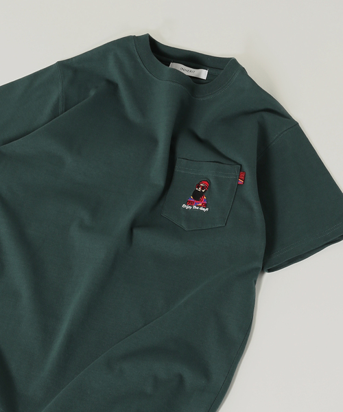 B.C STOCK(ベーセーストック)の「ENJOY GENTLEMAN SS-T(Tシャツ/カットソー・メンズ・ホワイト/ネイビー/グリーン/ホワイト系その他・MEDIUM/LARGE)」の3枚目の写真