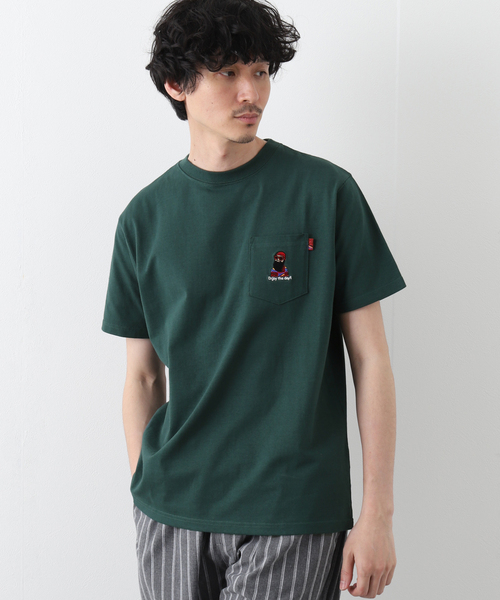 B.C STOCK(ベーセーストック)の「ENJOY GENTLEMAN SS-T(Tシャツ/カットソー・メンズ・ホワイト/ネイビー/グリーン/ホワイト系その他・MEDIUM/LARGE)」の7枚目の写真