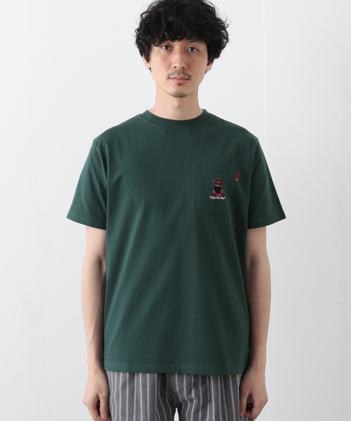 B.C STOCK(ベーセーストック)の「ENJOY GENTLEMAN SS-T(Tシャツ/カットソー・メンズ・ホワイト/ネイビー/グリーン/ホワイト系その他・MEDIUM/LARGE)」の10枚目の写真