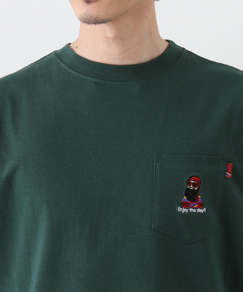 B.C STOCK(ベーセーストック)の「ENJOY GENTLEMAN SS-T(Tシャツ/カットソー・メンズ・ホワイト/ネイビー/グリーン/ホワイト系その他・MEDIUM/LARGE)」の13枚目の写真