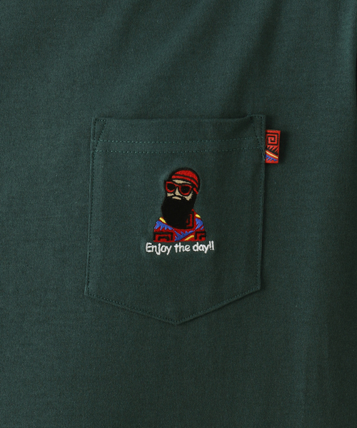 B.C STOCK(ベーセーストック)の「ENJOY GENTLEMAN SS-T(Tシャツ/カットソー・メンズ・ホワイト/ネイビー/グリーン/ホワイト系その他・MEDIUM/LARGE)」の17枚目の写真