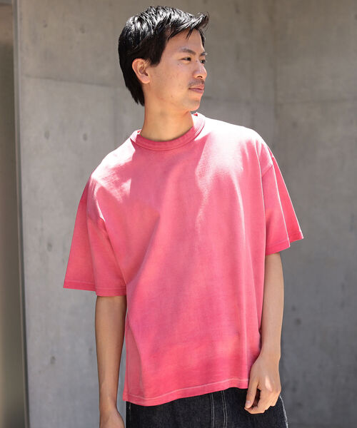 BEAMS（ビームス）の「BEAMS / ルーズフィット フェード Tシャツ（Tシャツ/カットソー・メンズ・ブラック/ネイビー/レッド・S/M/L/XL）」の9枚目の写真