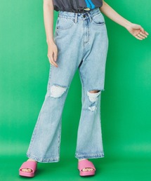 PUNYUS | ダメージフレアデニムパンツ(デニムパンツ)