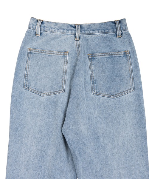 PUNYUS(プニュズ)の「ダメージフレアデニムパンツ(デニムパンツ・レディース・ライトブルー・1/2/3/4)」の10枚目の写真