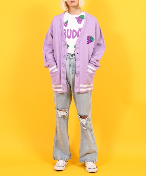 PUNYUS(プニュズ)の「ダメージフレアデニムパンツ(デニムパンツ・レディース・ライトブルー・1/2/3/4)」の19枚目の写真