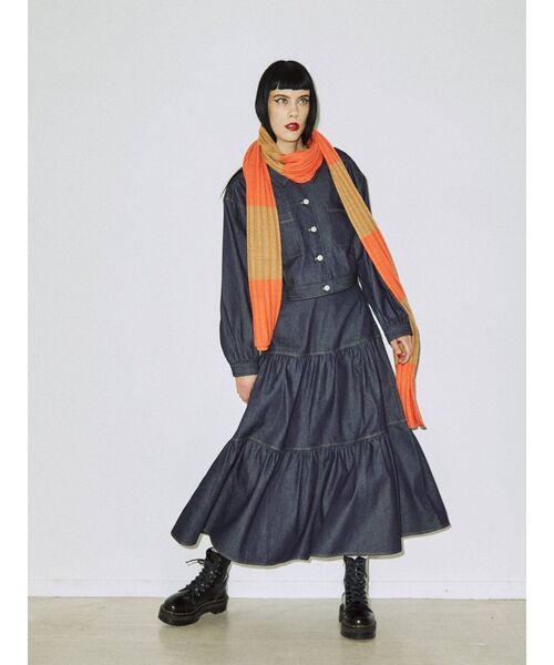 jouetie（ジュエティ）の「マルチWAYカラーステッチセットアップ（ワンピース・レディース・ブラック/ピンク/イエロー/インディゴブルー・MEDIUM）」の16枚目の写真