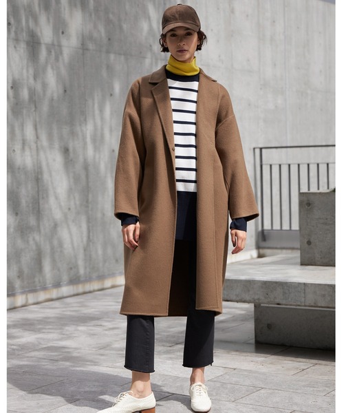 INED（イネド）の「ハイツイストコットンボーダーニット ゆったりシルエット もちっとした手触り（ニット/セーター・レディース・その他9・9号/7号）」の21枚目の写真