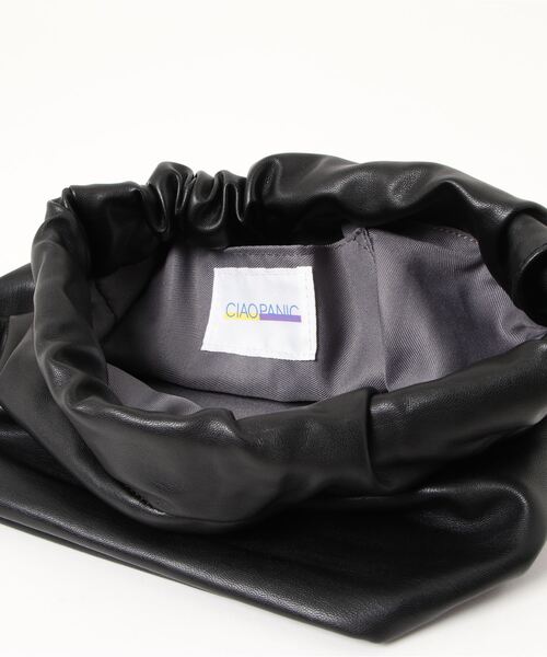CIAOPANIC(チャオパニック)の「ソフトワンハンドルバッグ(ハンドバッグ・レディース・ブラック/アイボリー/イエロー・FREE)」の6枚目の写真