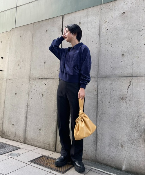 CIAOPANIC(チャオパニック)の「ソフトワンハンドルバッグ(ハンドバッグ・レディース・ブラック/アイボリー/イエロー・FREE)」の8枚目の写真