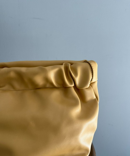 CIAOPANIC(チャオパニック)の「ソフトワンハンドルバッグ(ハンドバッグ・レディース・ブラック/アイボリー/イエロー・FREE)」の9枚目の写真